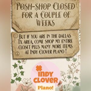 I took my entire closet PLUS SOME to Indy Clover in Plano TX!